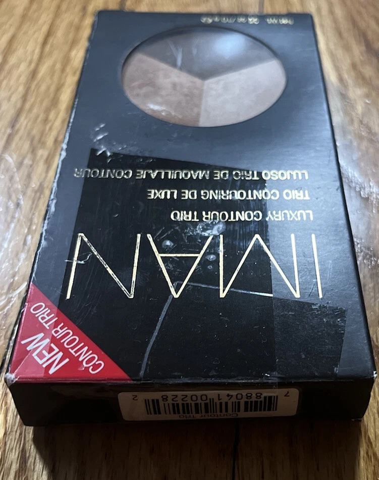 IMAN Cosmetics 豪华 CONTOUR 三色盘 全新带盒 — 第 2/4 张图片