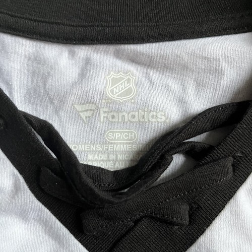Chicago Blackhawks Fanatics NHL Hockey Long Sleeve LaceUp V-Neck TShirt Womens S - Picture 3 of 4