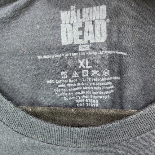 The Walking Dead Negan Tshirt Mens XL Black Lucille Bat Crew Neck short Sleeve - Picture 11 of 12