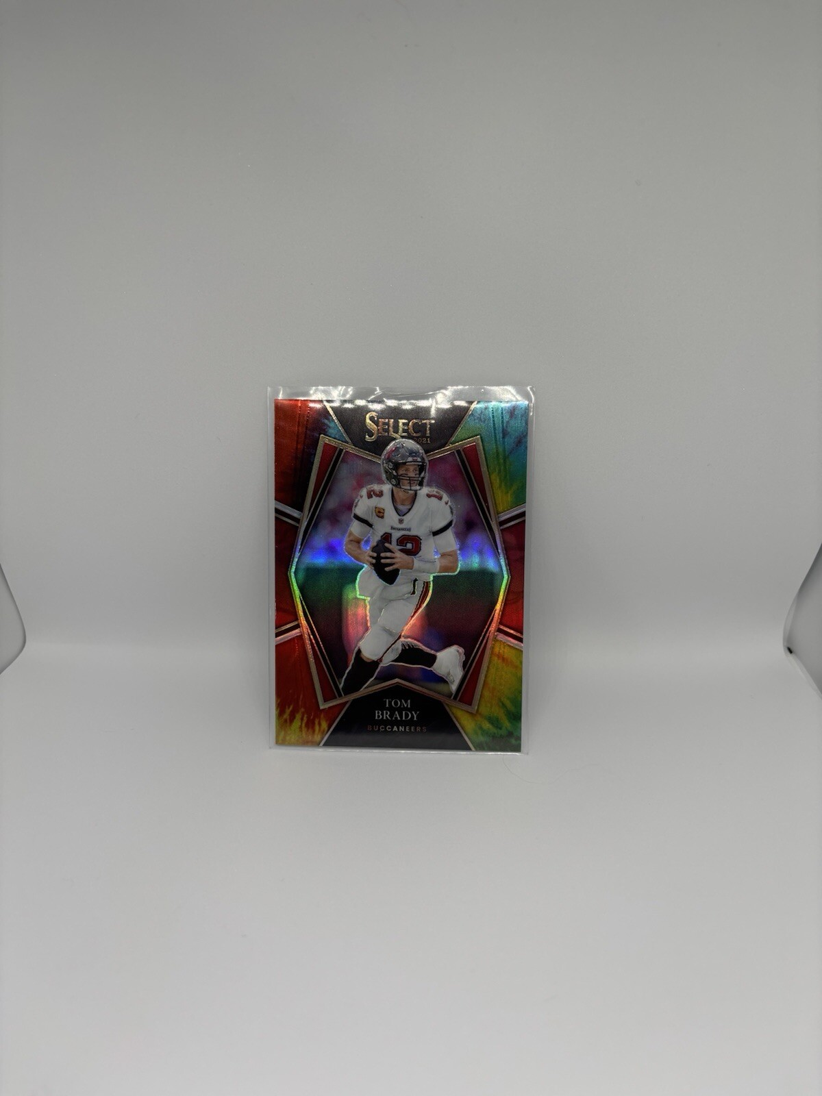 SSP! TIE DIE # 13/25! TOM BRADY TAMPA BAY BUCS! 2021 Select Premier Level RARE!
