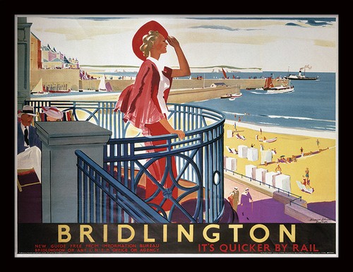 Yorkshire Tourism Art Posters Framed Prints 78 Different York Scarborough Dales - Picture 15 of 90