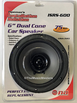 1X ONE 6'' inch Dual Cone Car Stereo Audio SPEAKER Factory OEM Style Replacement