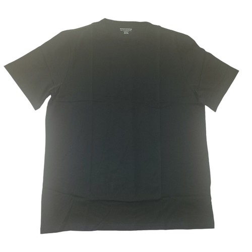 Amazon Essentials Black Slim-fit Short-Sleeve Crew Neck Cotton T-shirt Size XL