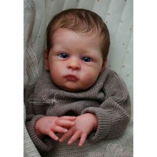 21'' Reborn Doll Kits Oskar Unpainted Baby Mold Realistic Vinyl Newborn DIY Toys