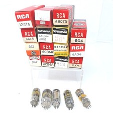 One Lot of 20 Vintage Vacuum Tubes Multiple Varieties New Old Stock