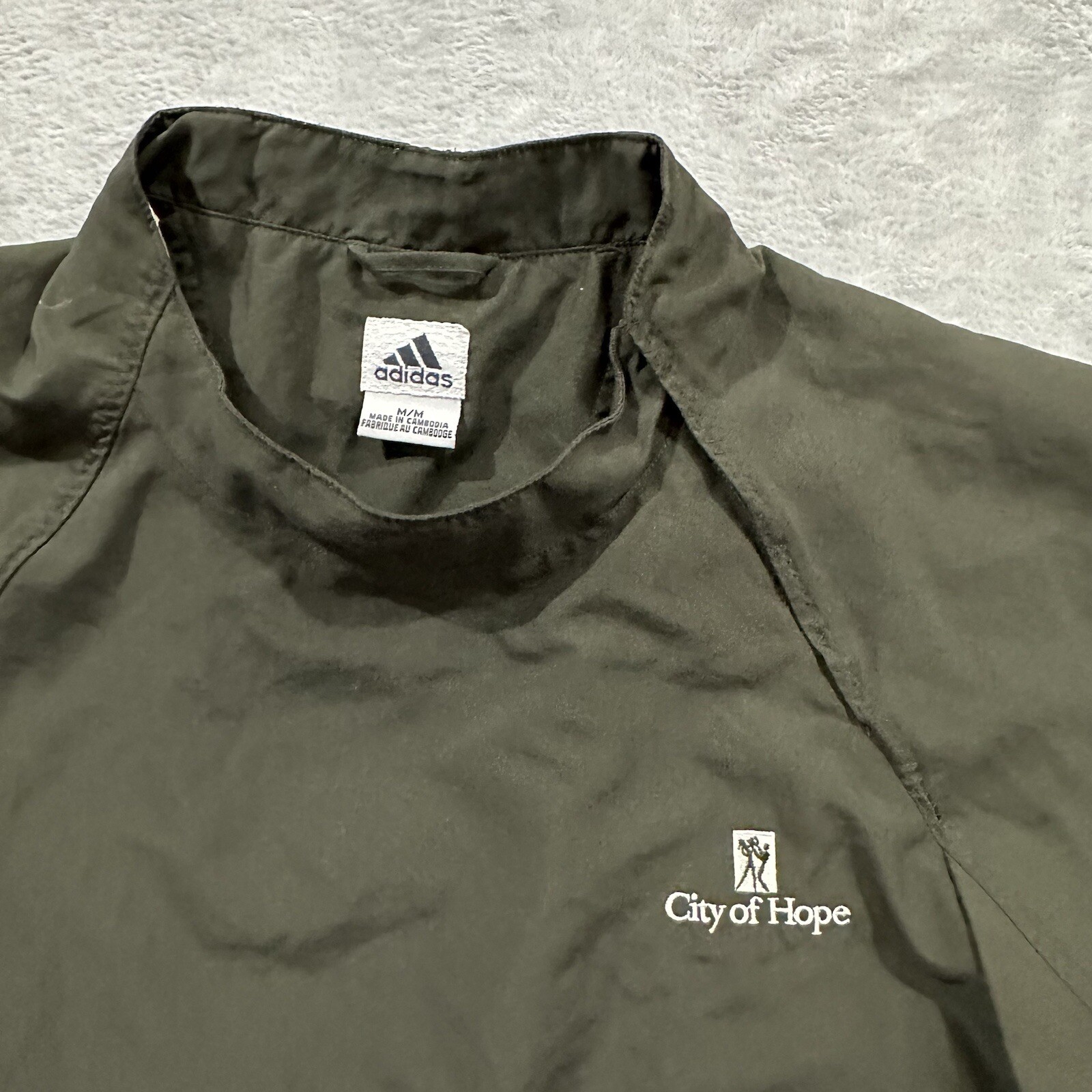 Adidas ClimaShell Anorak Pullover Lined Jacket Me… - image 9