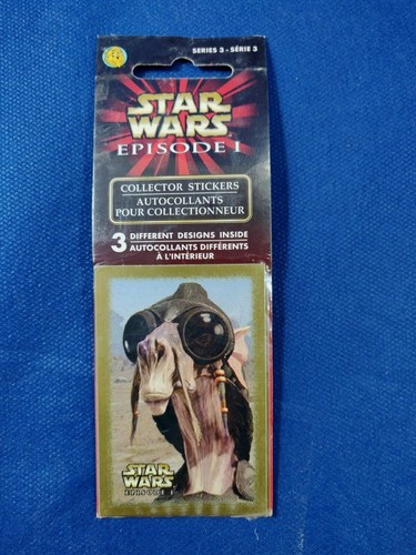 Star Wars 1999 episodio I serie 4,3,4,5,6 pegatinas juego de 12 de Sandylion - Imagen 8 de 11