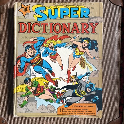 DC Comics The Super Dictionary 1978 Superman Batman Flash Wonder Woman ...