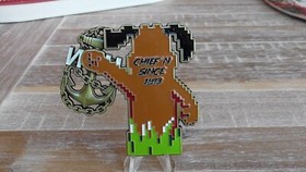 USN Nintendo NES Duck Hunt Dog CPO Challenge Coin #125Y