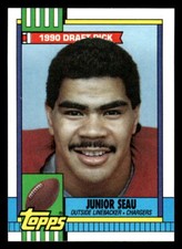 1990 Topps #381a Junior Seau
