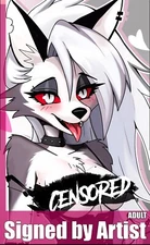 Loona Helluva Boss NSFW 11x17 Furry Wolf Anime art print artist signed hound