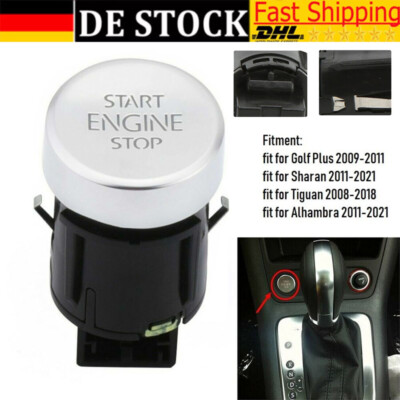 Für VW Tiguan 08-18 Sharan 2011-2021 Startknopf Schalter Drucktaster 5N0959839 ~