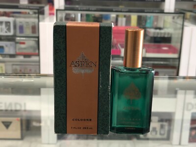 ASPEN COLOGNE SPLASH 29.5 ML BY COTY CLASSIC  THE BOXES HAVE STICKERS & SRATCHES