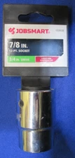 Jobsmart SAE 7/8" 12 Pt. Socket 3/4" Drive 1038936