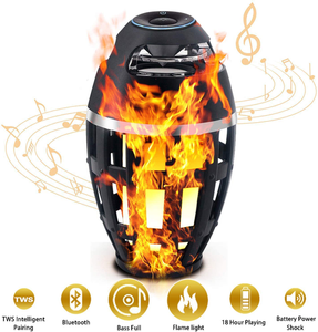 bluetooth led flame speaker