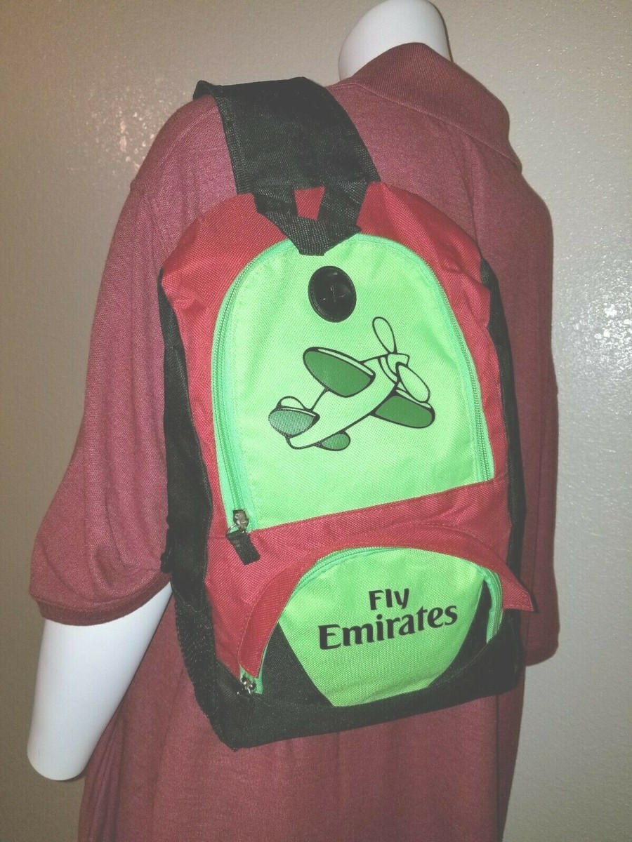 Hard to find Cute Kids FLY EMIRATES Shoulder Backpack with