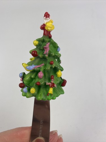 Spode Christmas Tree 4” Ramekins (set of 5) & 1 Dip Spoon Spreader - Picture 12 of 13