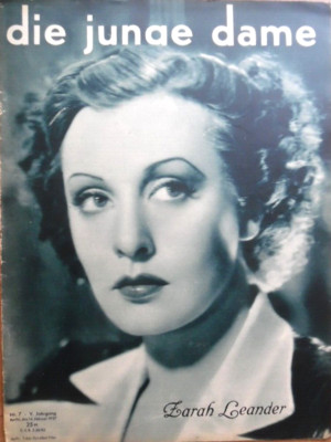DIE JUNGE DAME 7 - 14.2. 1937 Zarah Leander Hilde Hildebrand M. Wiemann Mode
