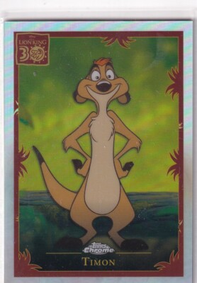Topps Disney Chrome 2024 Karte Nr. LK-6 Timon Lion King 30