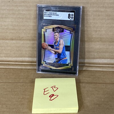 Kristaps Porzingis Panini Select Rookie 2015 Premier Level Silver