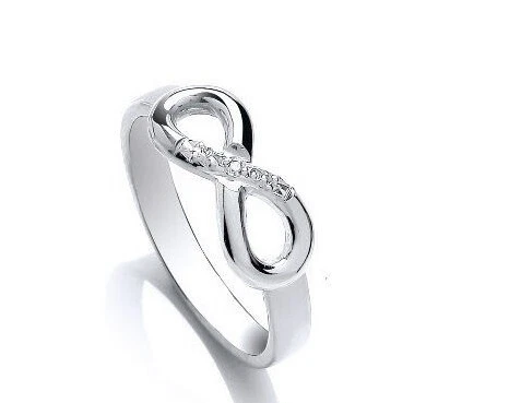 Platinum infinity ring sale