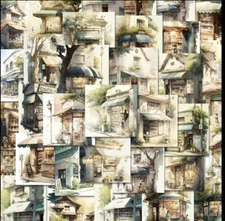 10pcs Shop Corner Stickers- Scrapbook, Journal, DIY Crafts & Card Making