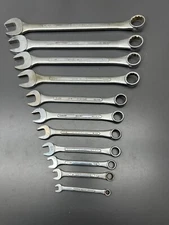 (d) VINTAGE SK S-K TOOLS 11PC SAE COMBINATION WRENCH SET 1/4"-1" - VGC - USA