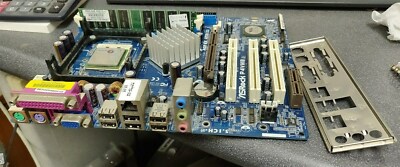 ASRock P4VM8 Rev 1.01 Socket 478 Motherboard with 2.4GHz CPU, 256MB Memory & I/O