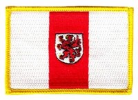 AufnäHer Polen - Westpommern Patch Flagge Fahne