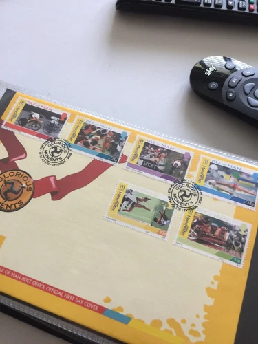 Isle of Man FDC First Day Cover 2002 Manchester Friendly Commonwealth Games U/A