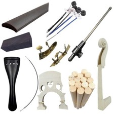 Upright Double Bass Neck Ebony Fingerboard Peg Tailpiece Bridge String