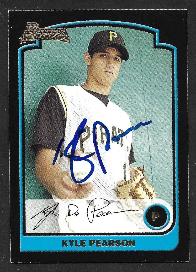 1930s PEARSON 野球　PENNSYLVANIA 背番号4 2003 BOWMAN BDP 91 Kyle Pearson PITTSBURGH PIRATES SIGNED