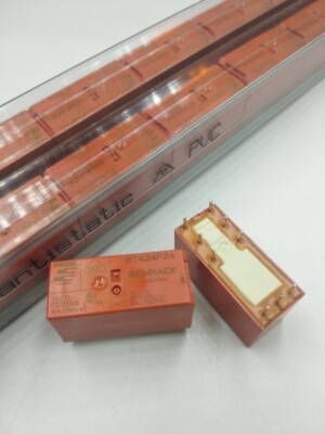 5Pcs Tyco Electronics RT424F24 24VDC Power Relay 8A 9Pins