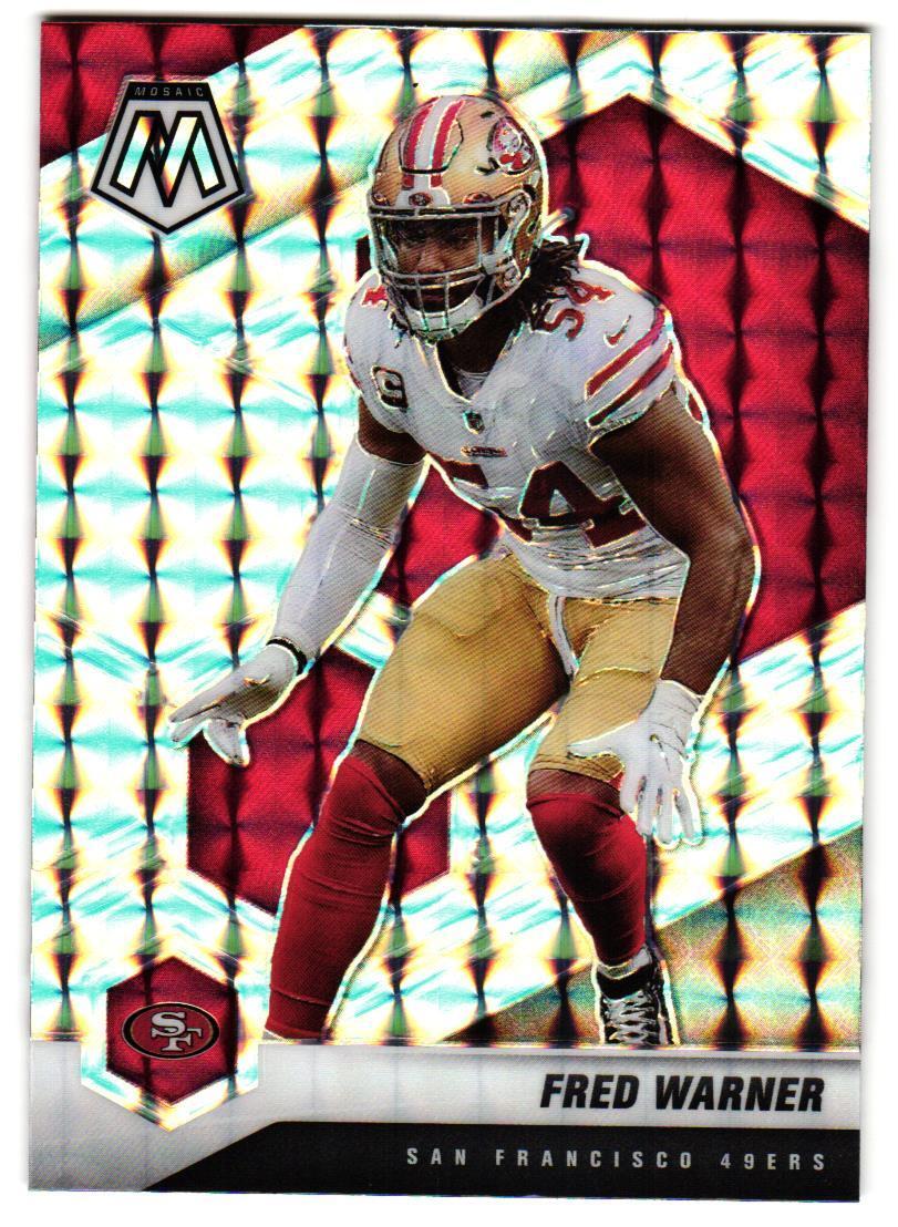 2021 Panini Mosaic Fred Warner #178 Prizm