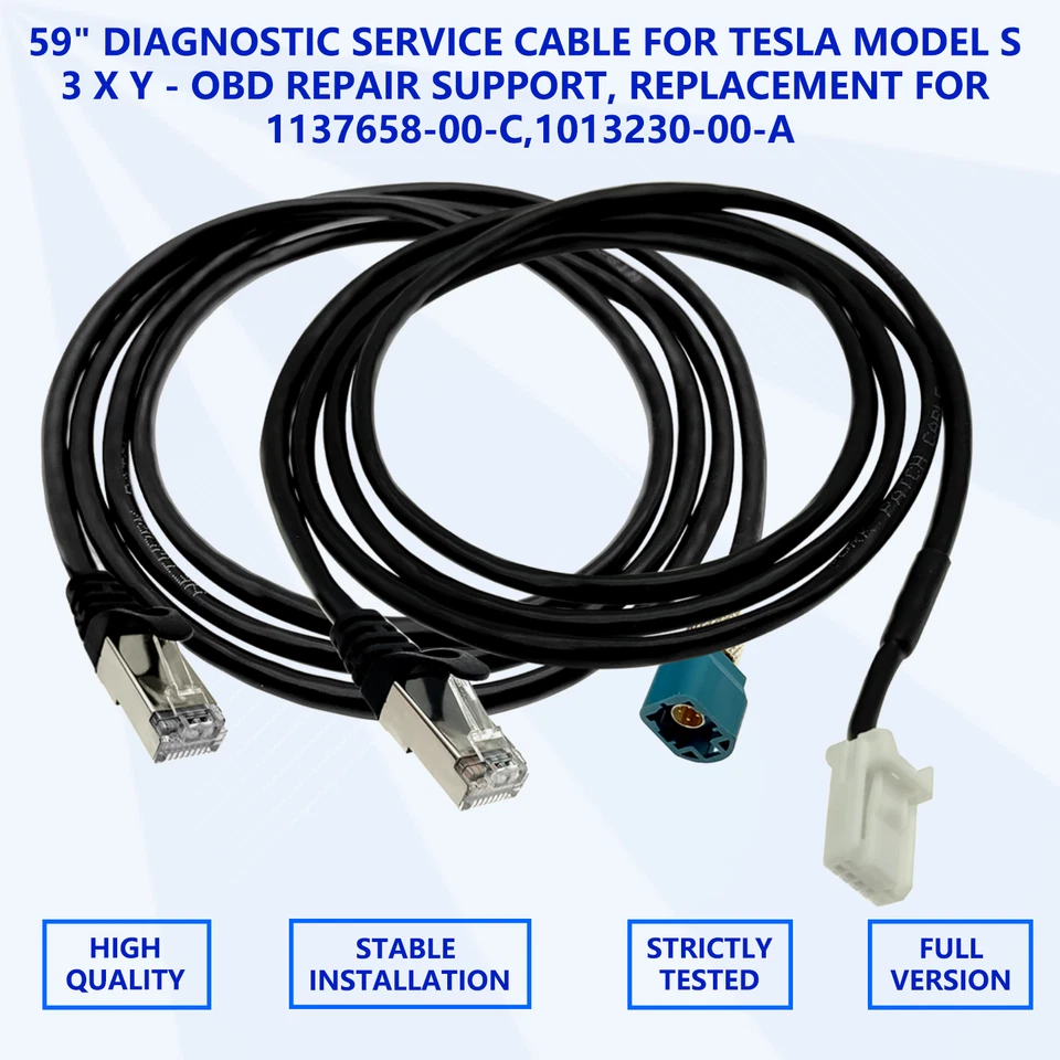 Diagnostic Service Cables for Tesla Model S 3 X Y 1137658-00-C 1013230-00-A - Image 2 of 4