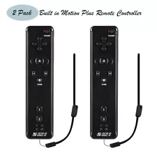 2X 2 IN 1 Built in Motion Plus Wiimote Controller For Nintendo Wii Wii U Games