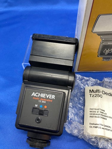 Achiever TZ250 flash multi-dedicated auto thyristor camera flash in original box - Picture 6 of 10