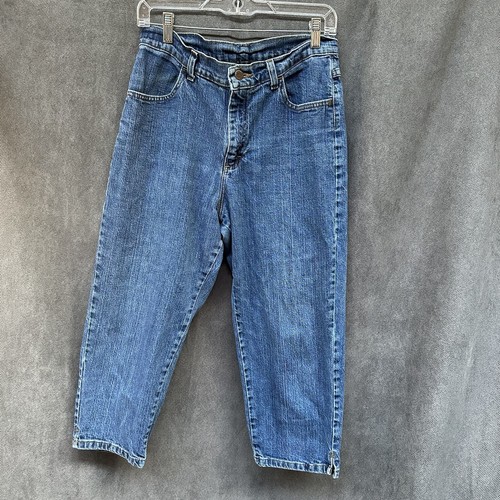 Lee Riders Jeans Women’s high waist cropped Pants Sz 10 - Picture 2 of 4