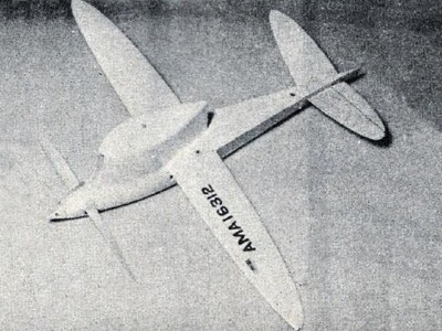 Dizzy Boy C/L Speed Model 20'' Wingspan RC Model Airplane Printed Plans Templates