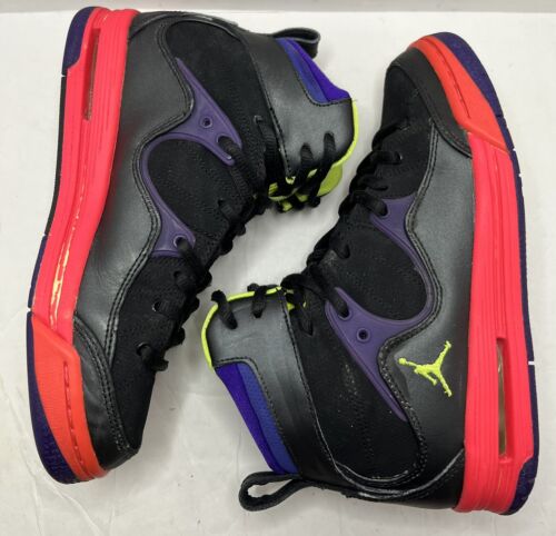 Nike Jordan Retro Flight 2013 Red / Purple (599939-049) Youth Size 3Y - Picture 9 of 11