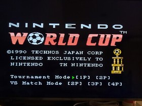 NINTENDO WORLD CUP GREAT CONDITION USED NES NES-XZ-FRA PAL