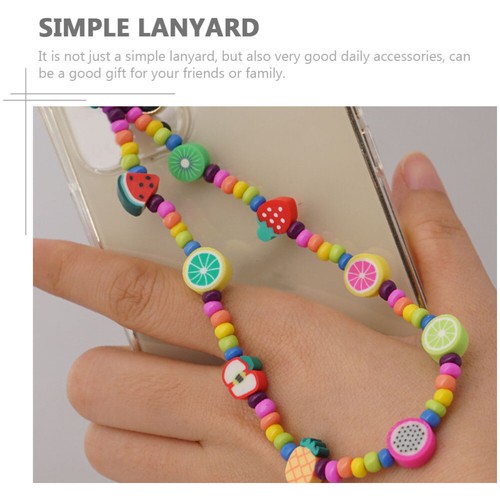 2Pcs Cell Phone Wrist Strap Mobile Hanging Strap Beaded Phone String - 第 4/12 張圖片