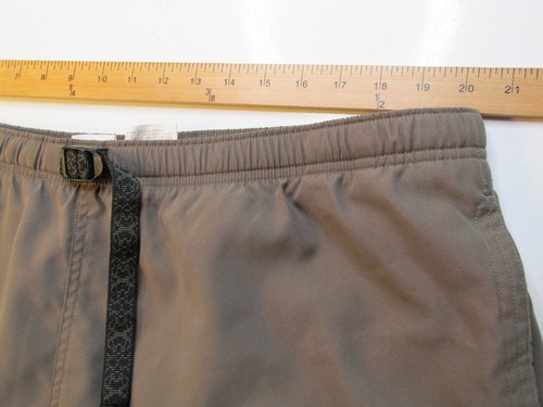 COLUMBIA Swim Trunks Shorts Men XL Beige Zip Pockets Outdoors Hiking Fishing - Picture 11 of 16