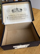 Antique Early 1900s Empty Wig Box With Loving Wear Unique 