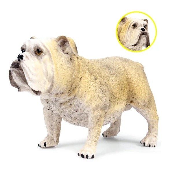Bulldog Dog Animal Toy PVC Action Figure Kids Toys Party Gifts