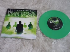 7" vinyl single zbox exclusive john carpenter the fog green