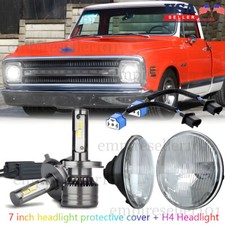 7inch Round Led Headlight High-low Beam For Chevrolet C10 Pickup C20 C30 7inch Round Led Headlight High-low Beam For Chevrolet C10 Pickup C20 C30