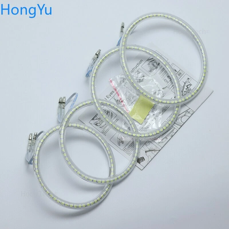 SMD LED Ojos de Ángel Kit Halo Anillo Faro Para Volkswagen VW Multivan T5 2003-09 Foto 3 de 4