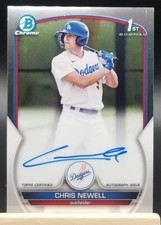 2023 Bowman Chrome Chris Newell Auto 1st Los Angeles Dodgers Autograph #CPA-CN