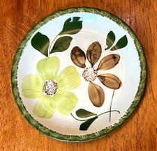 BLUE RIDGE Bread Plate GREENBRIER PATTERN Vintage 1940s USA